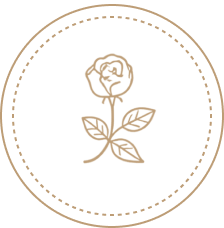 Rose flower icon representing event design