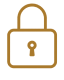 Padlock icon representing privacy and confidentiality