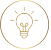 Lightbulb icon representing creativity
