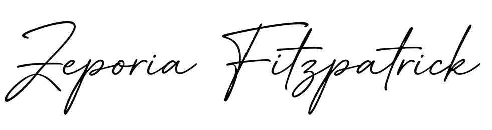 Signature reading 'Zeporia Fitzpatrick' in cursive handwriting.