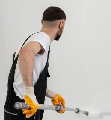 worker painting