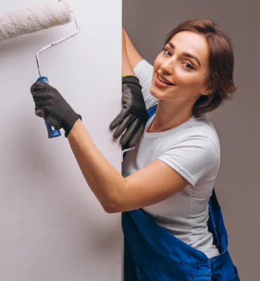 worker painting
