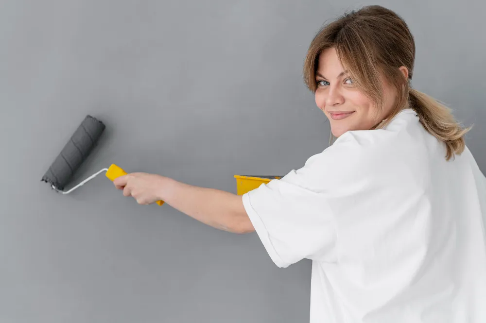 worker painting