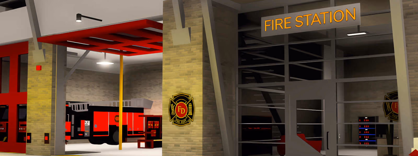 Fire station in Brookhaven