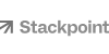 Stackpoint company logo with stylized 'S' icon on the left