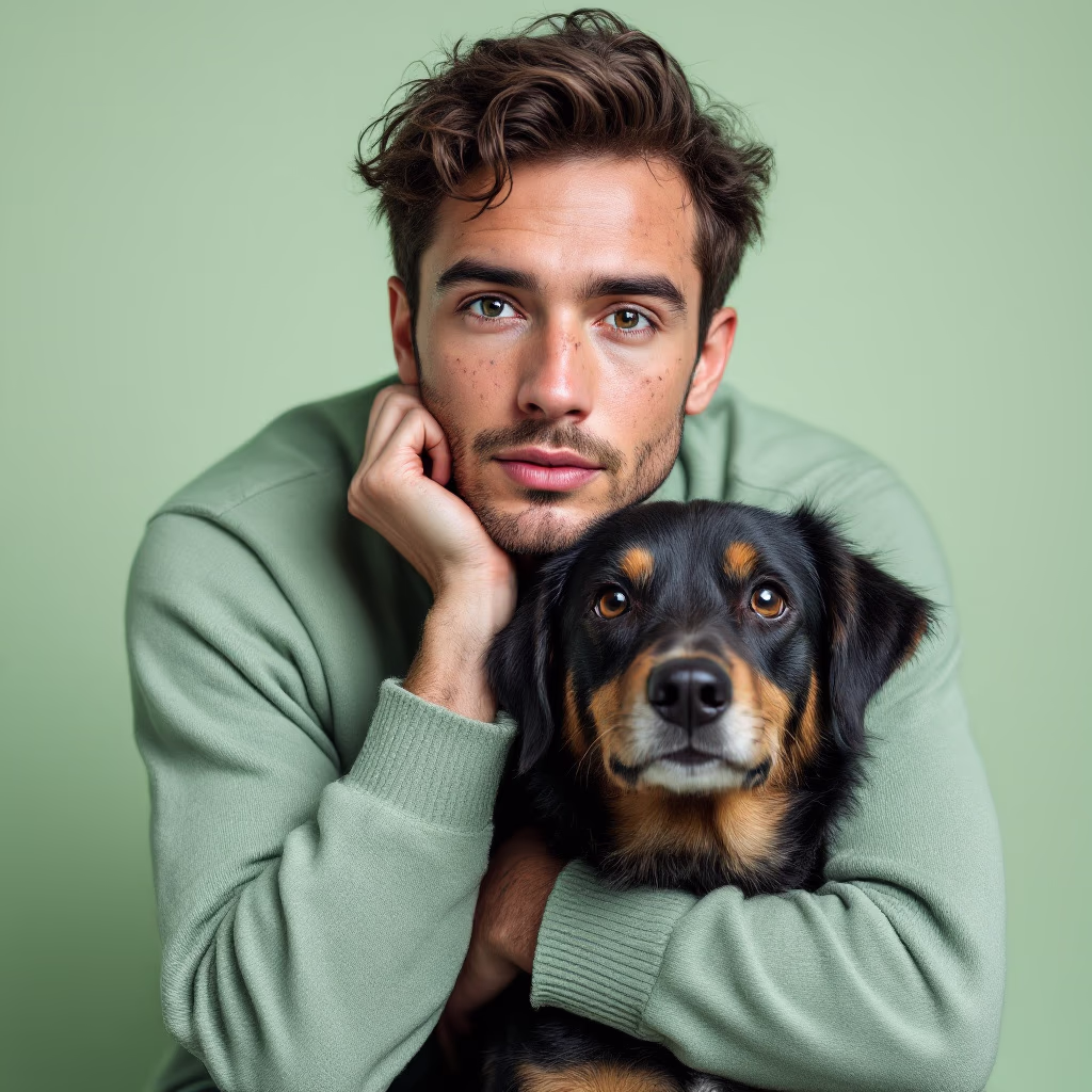[headshot] image of customer with their pet