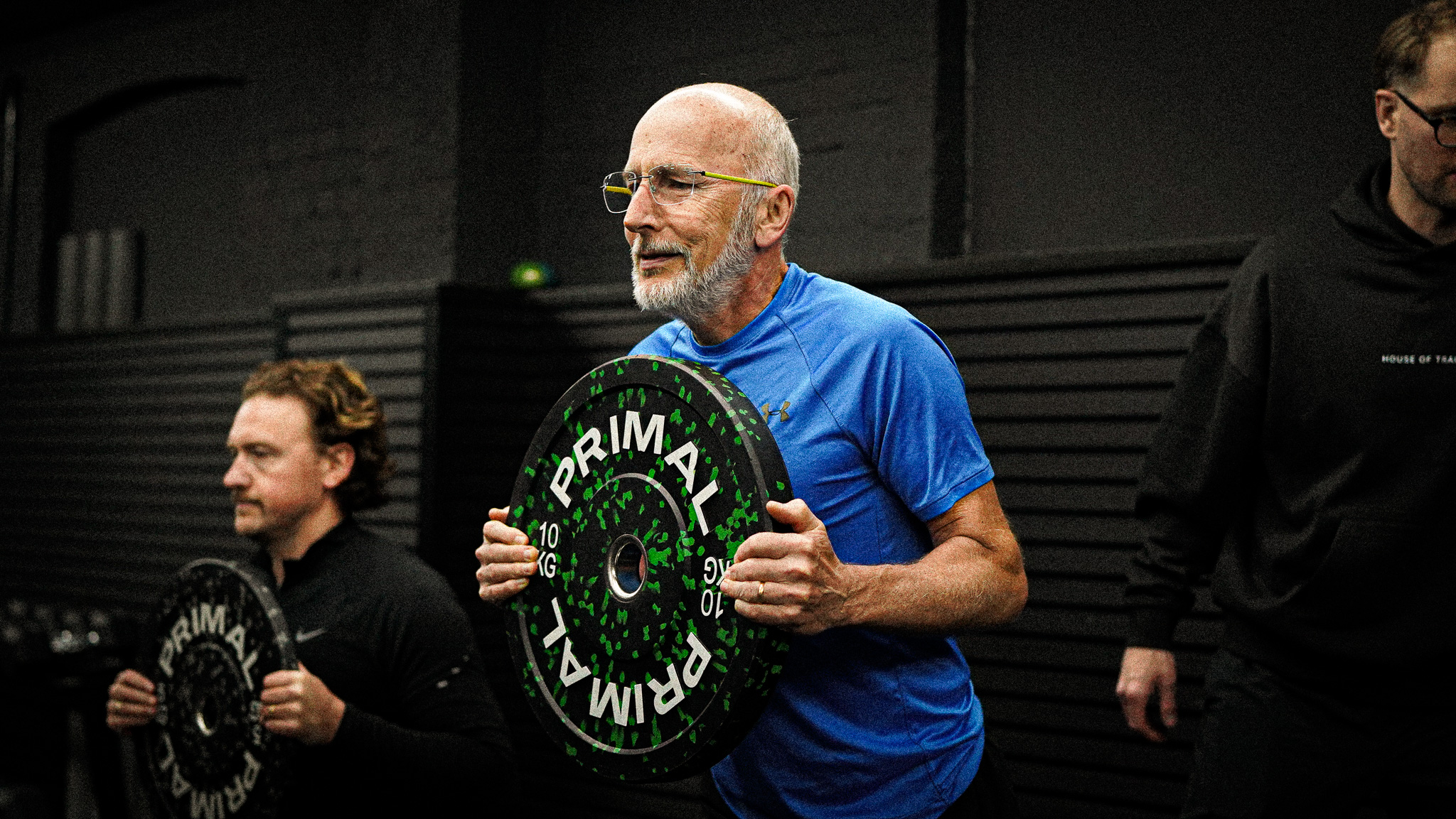 House of Training client training in a gym