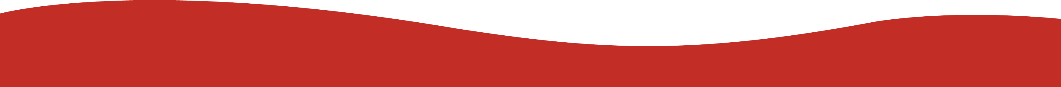 Rotes gewelltes Grafikband mit schwarzem Hintergrund oben und unten, ohne Text oder Symbole.