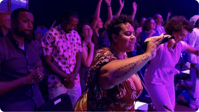 adrienne performing live