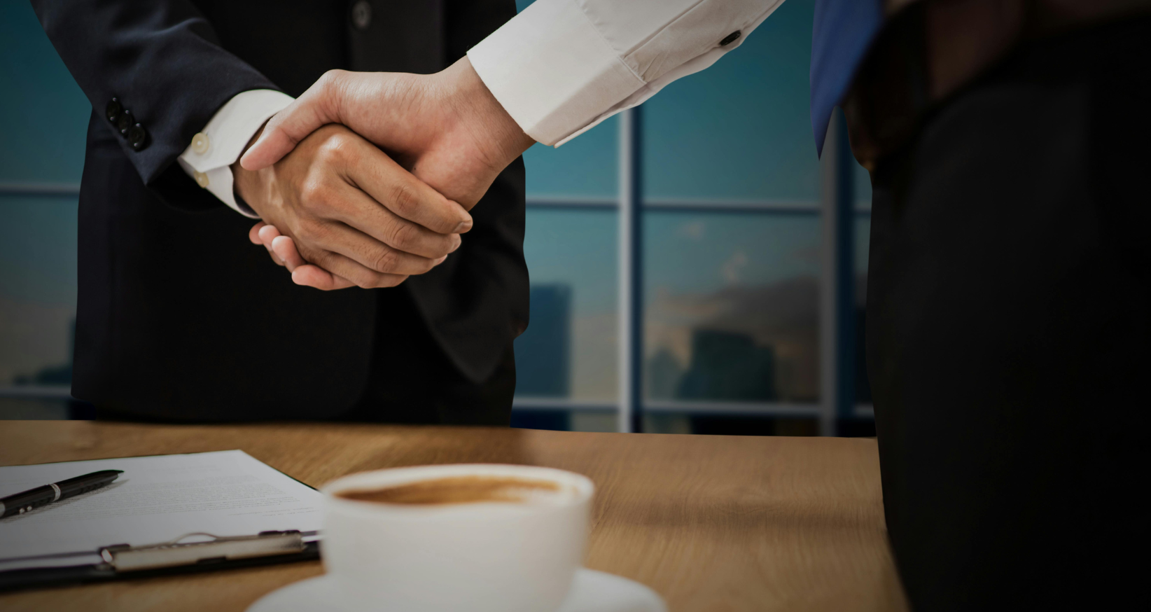 image of job interview (for a trucking company)