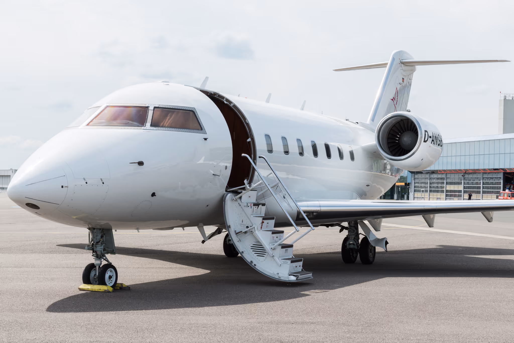image of aircraft in flight (for an aviation service)