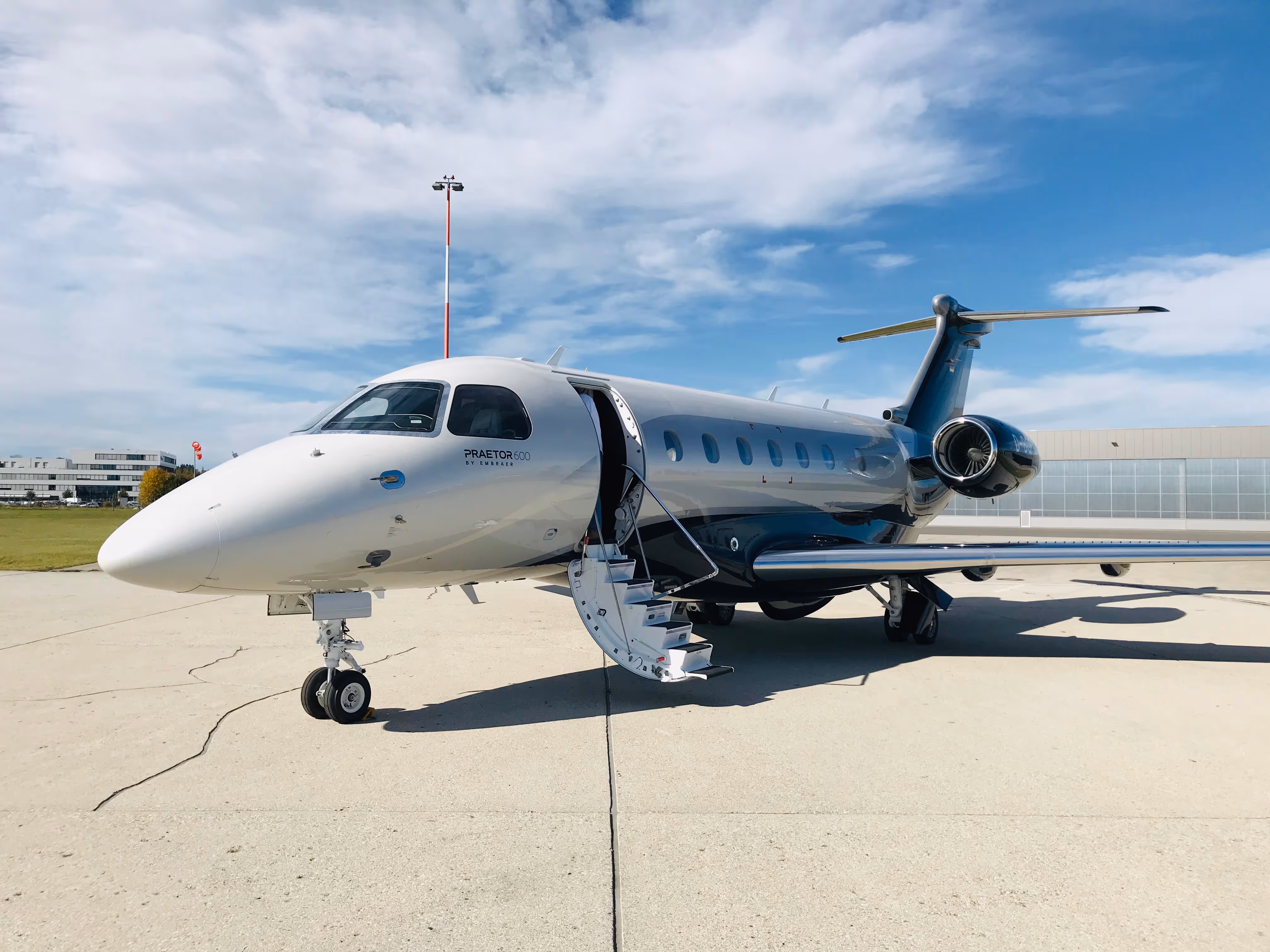 image of a private jet cabin