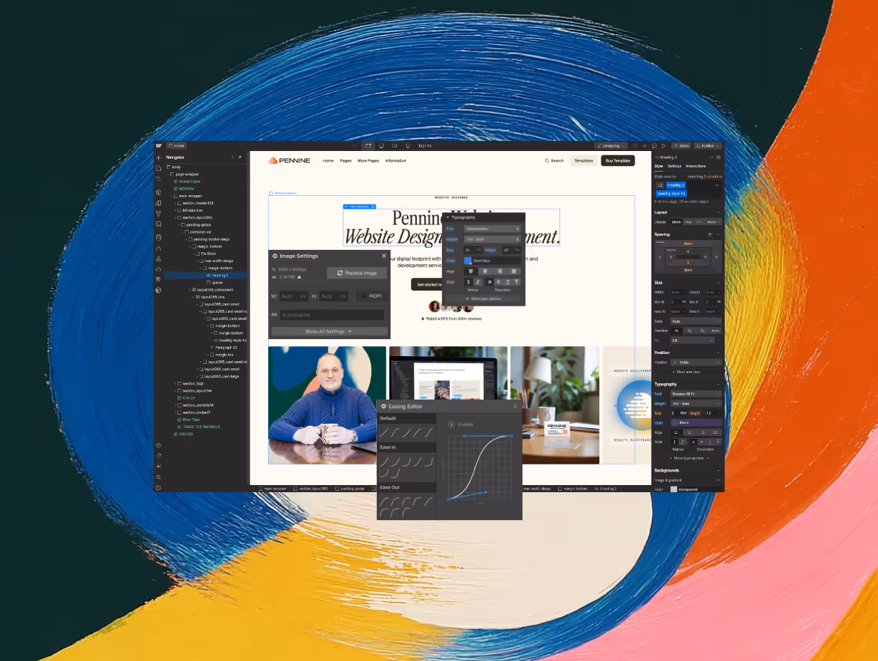 website under design