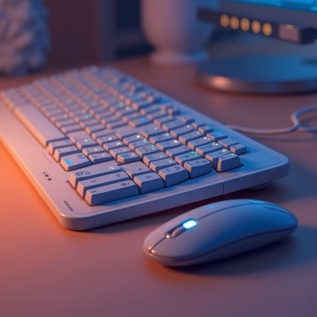 Keyboard and mouse