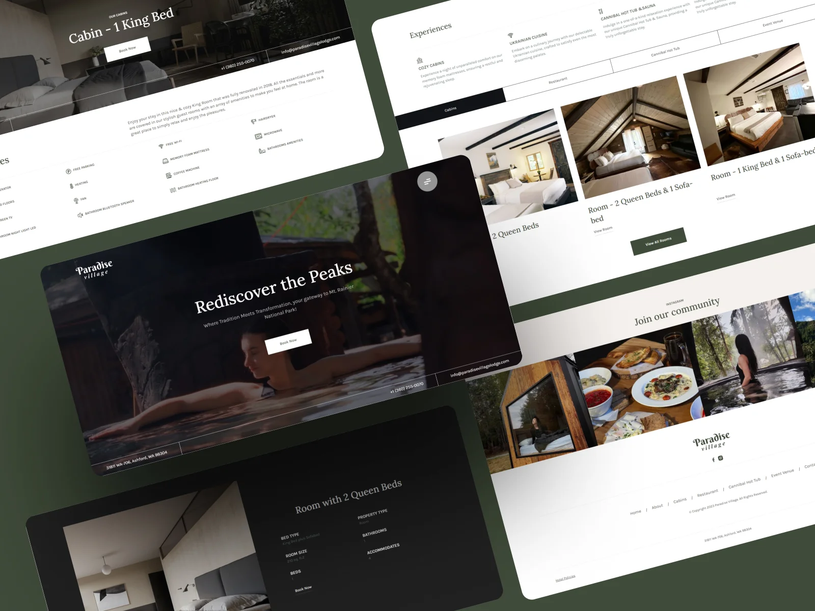 Paradise Village website case study overview