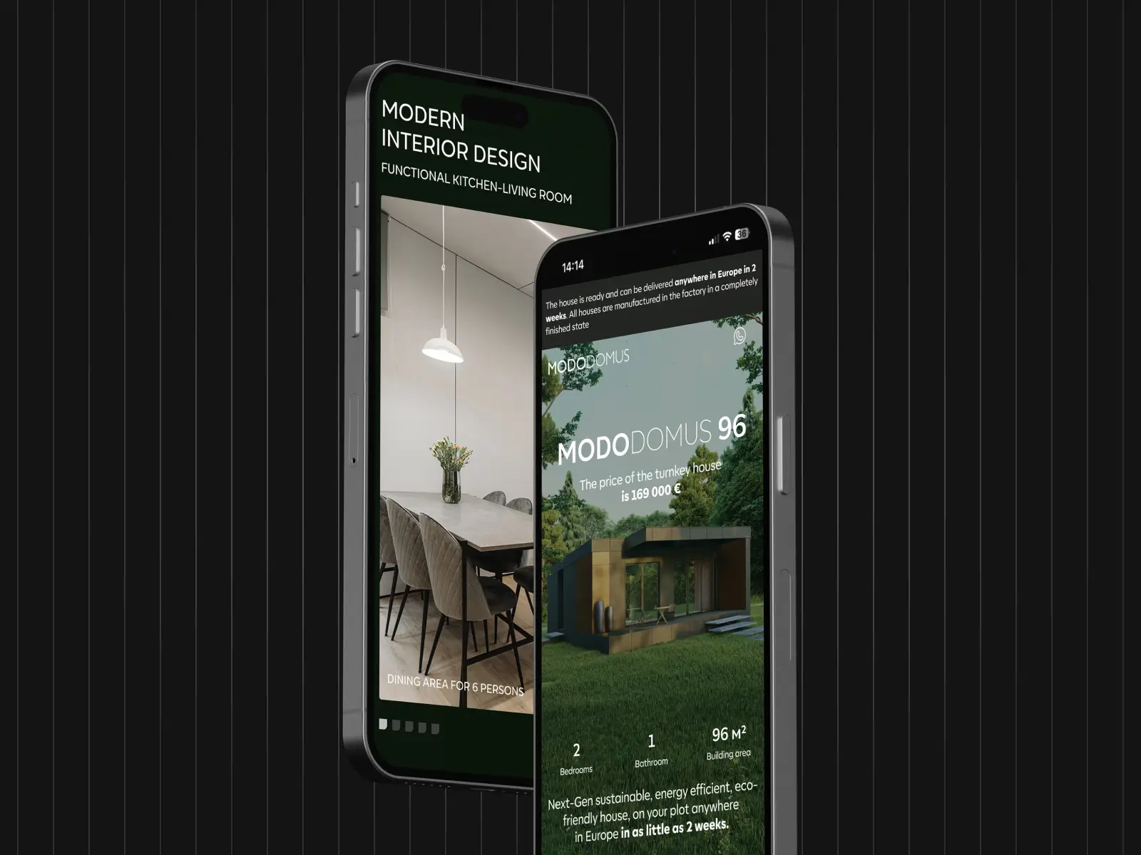 Mododomus 96 website case study overview