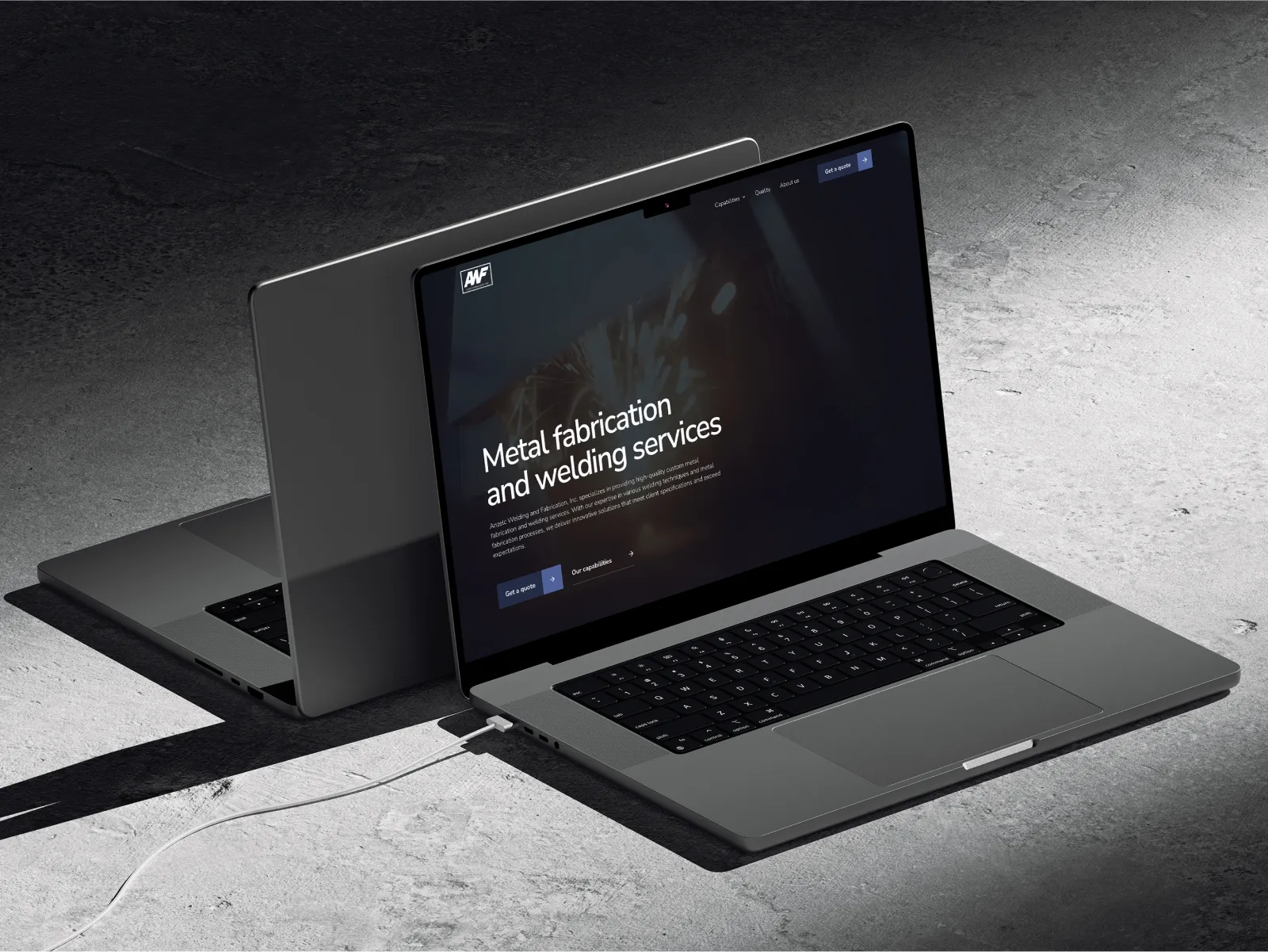 Anzelc Welding Fabrication website case study overview