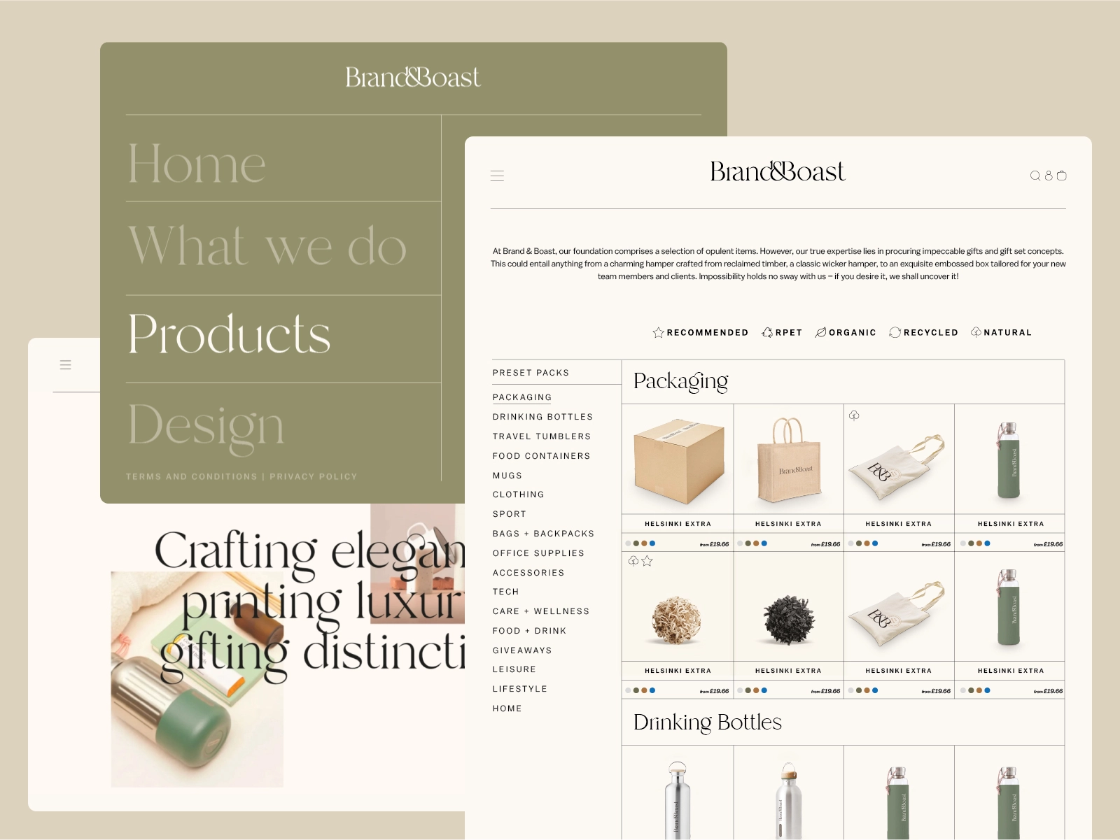 Brand & Boast website case study overview