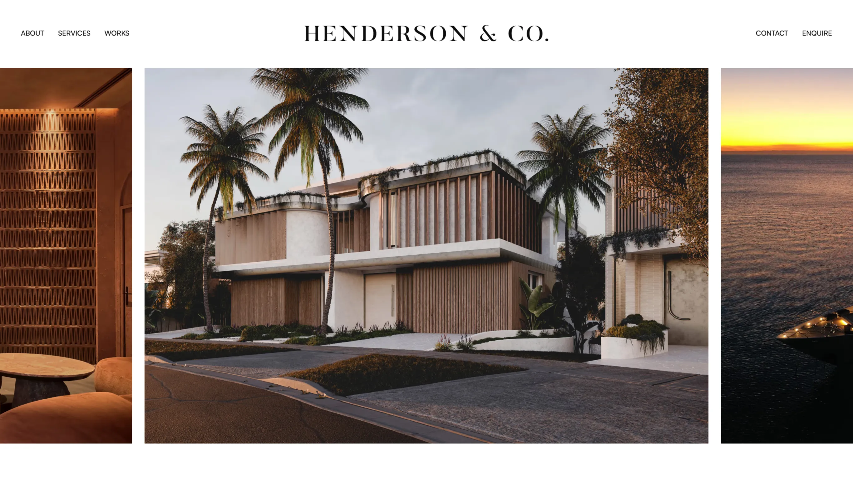 Henderson & Co website design showcase 3
