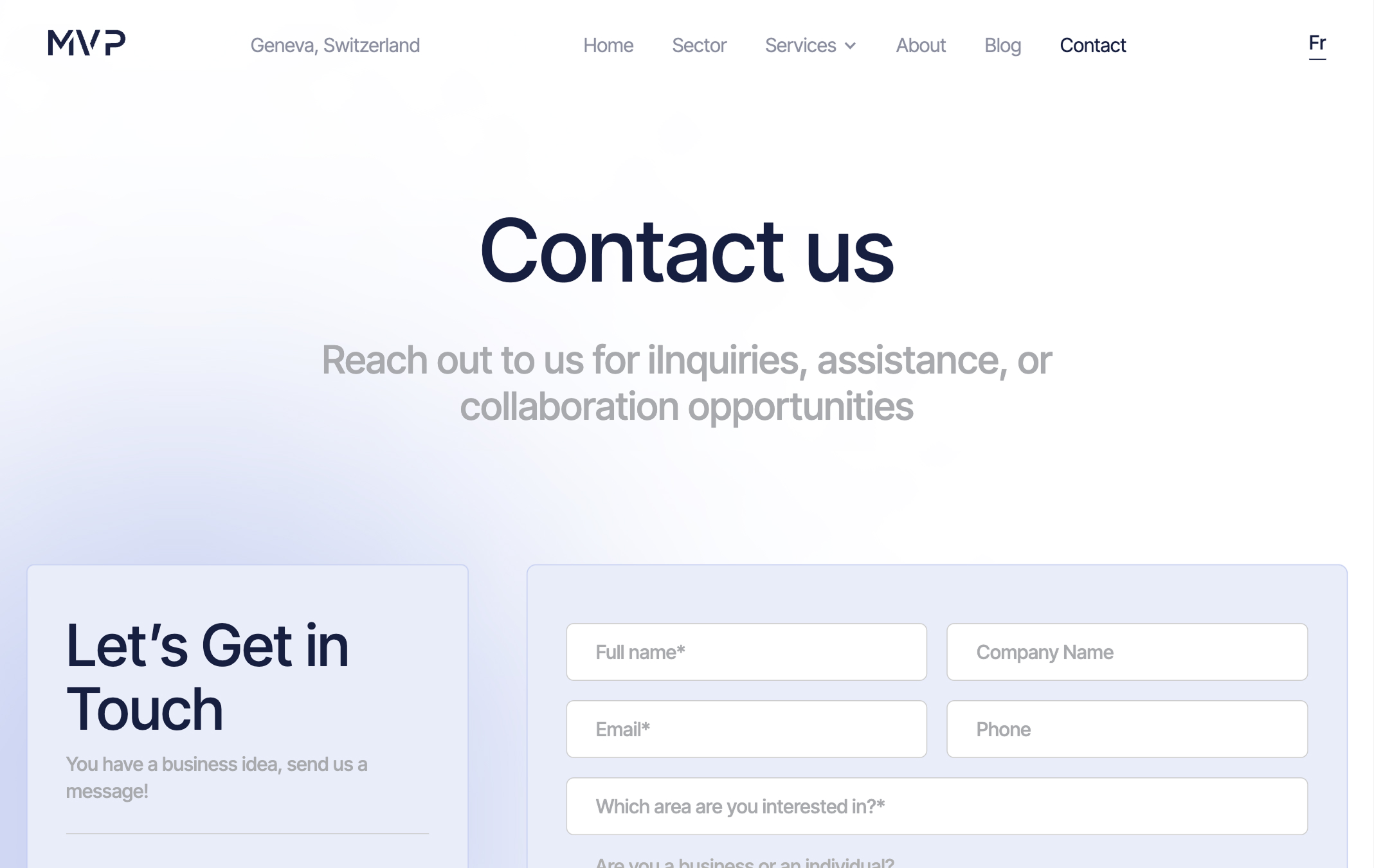 MVP Fiduciary website design showcase 3