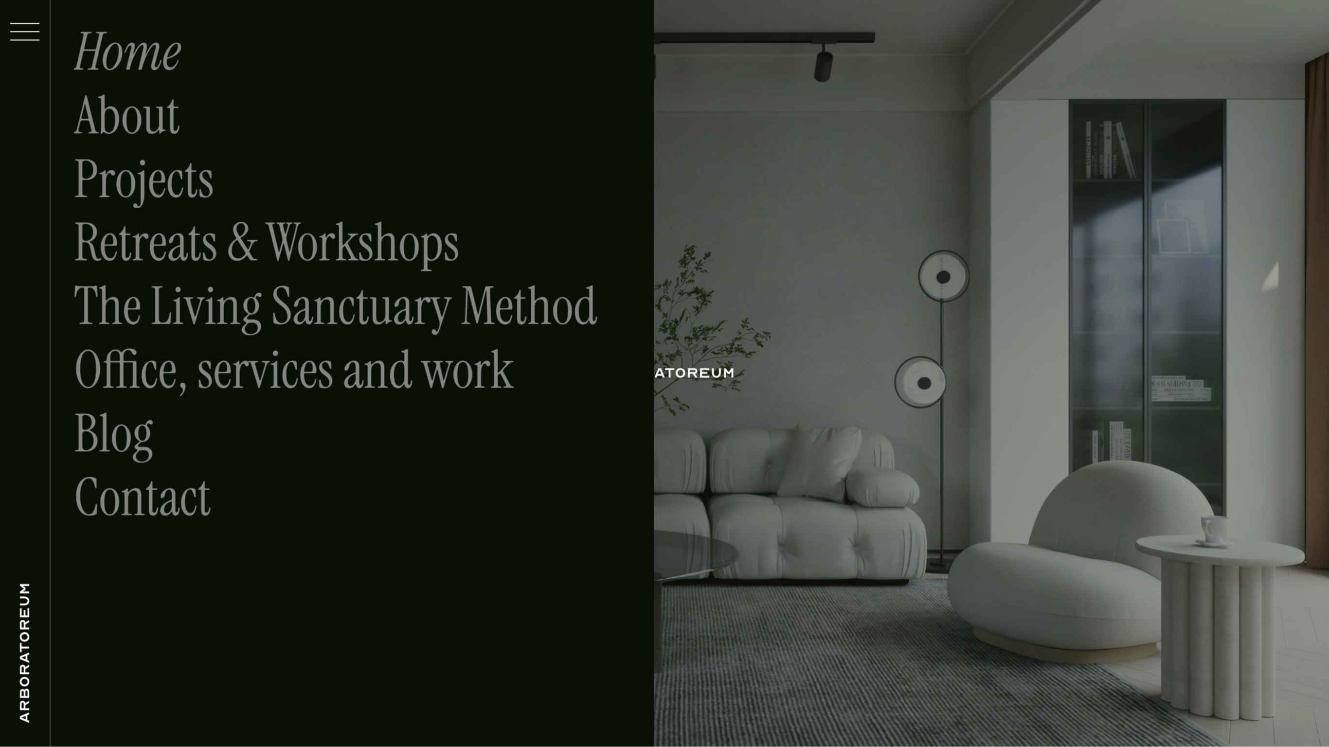 Arboratoreum website design showcase 2