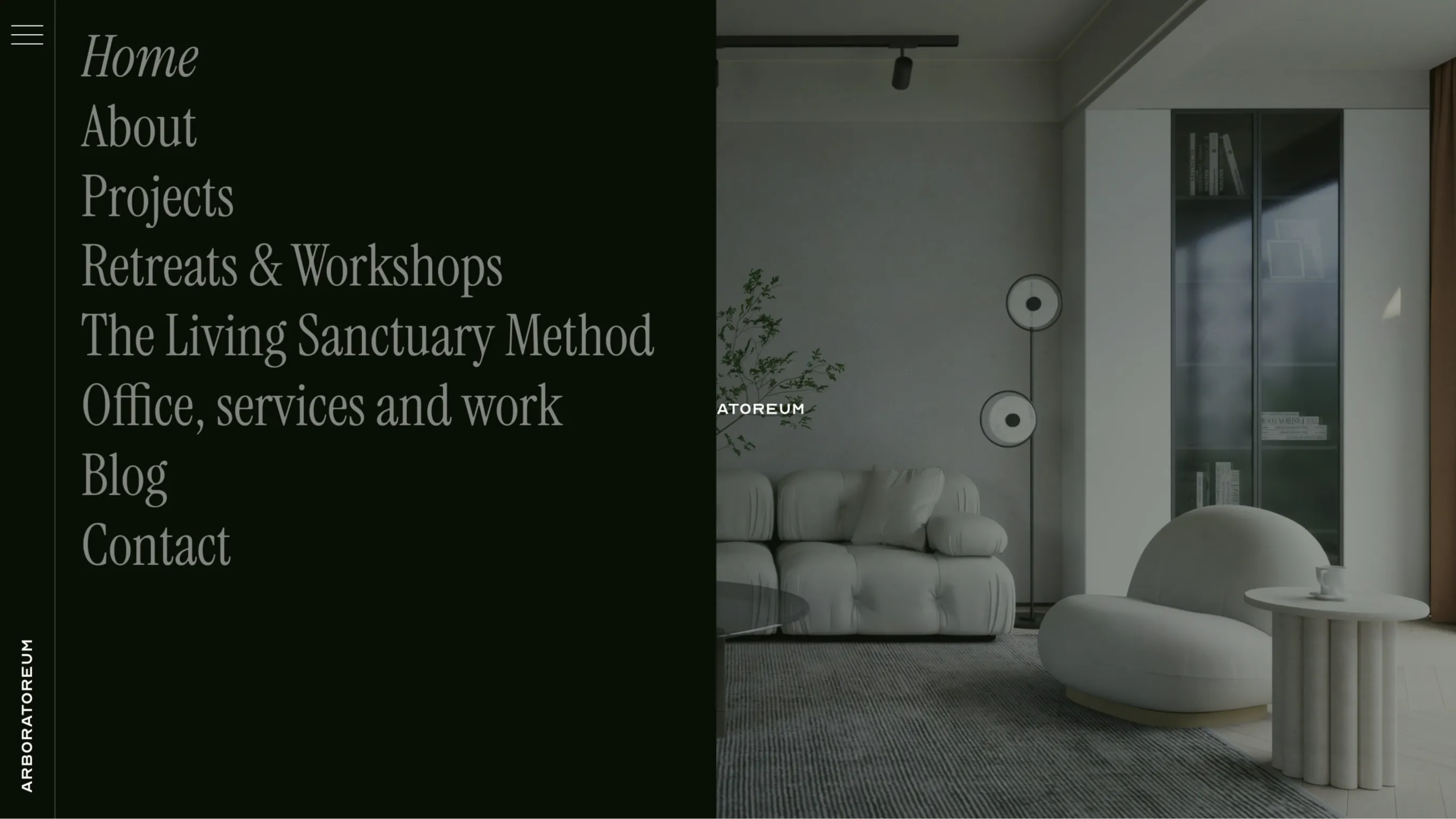 Arboratoreum website design showcase 2