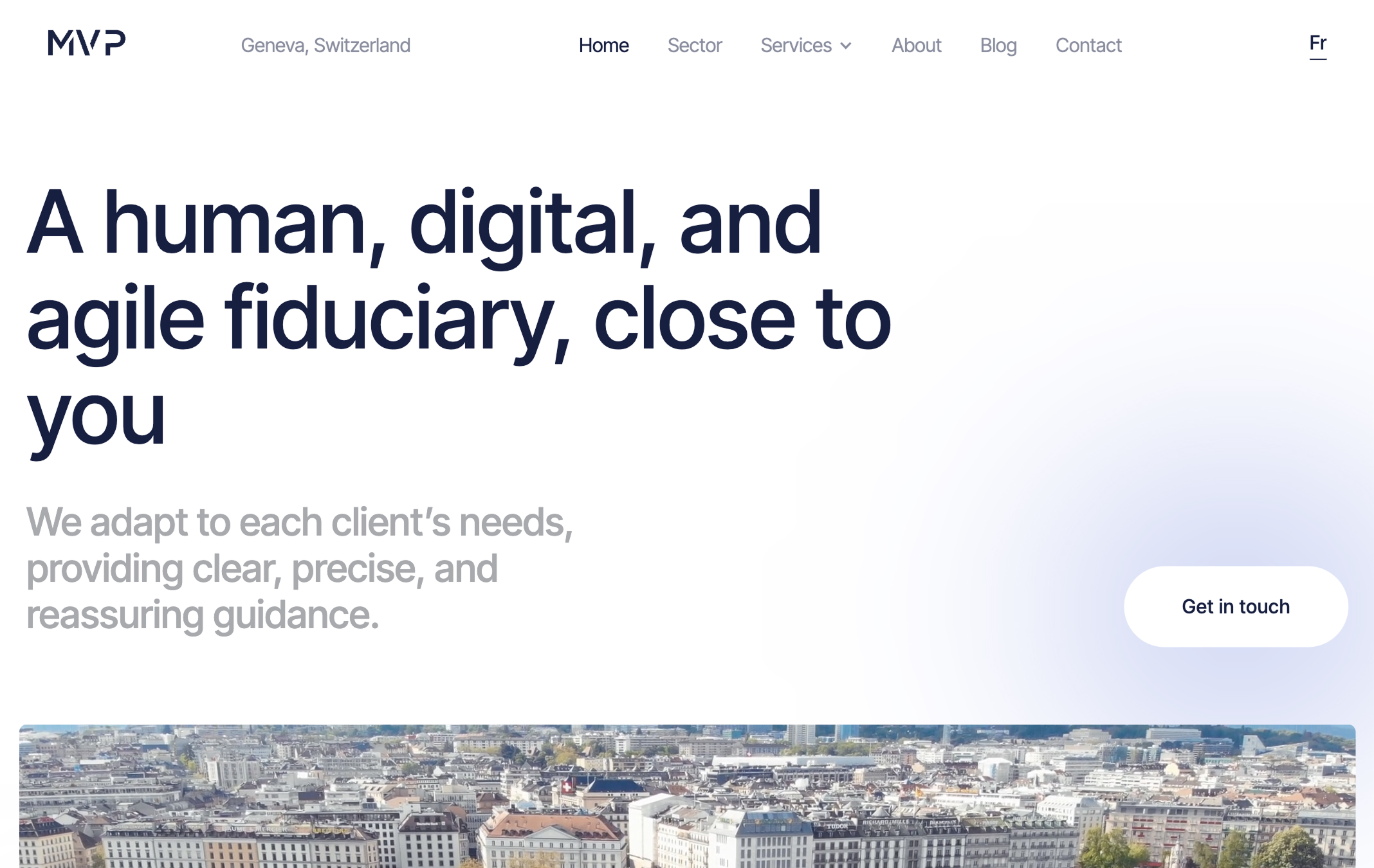 MVP Fiduciary website design showcase 1