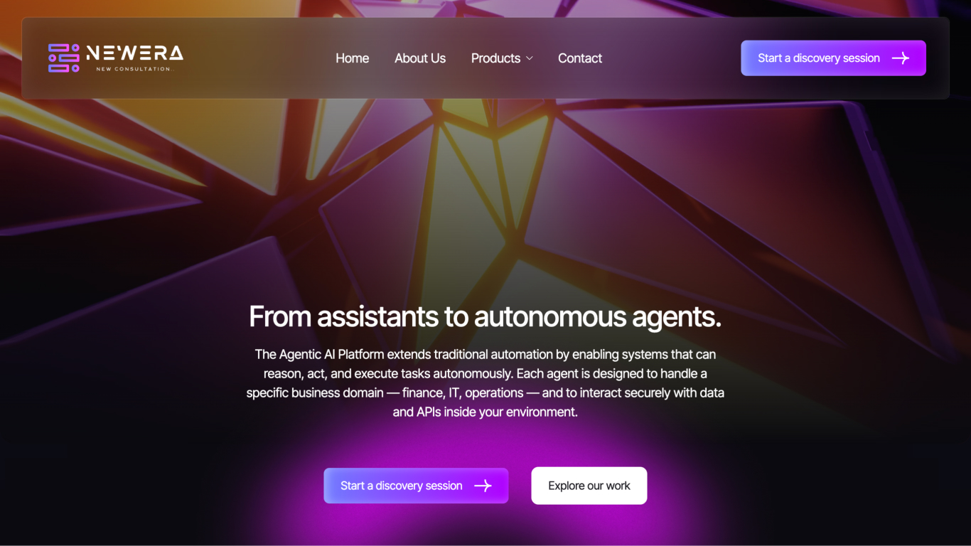 NewEra website design showcase 2