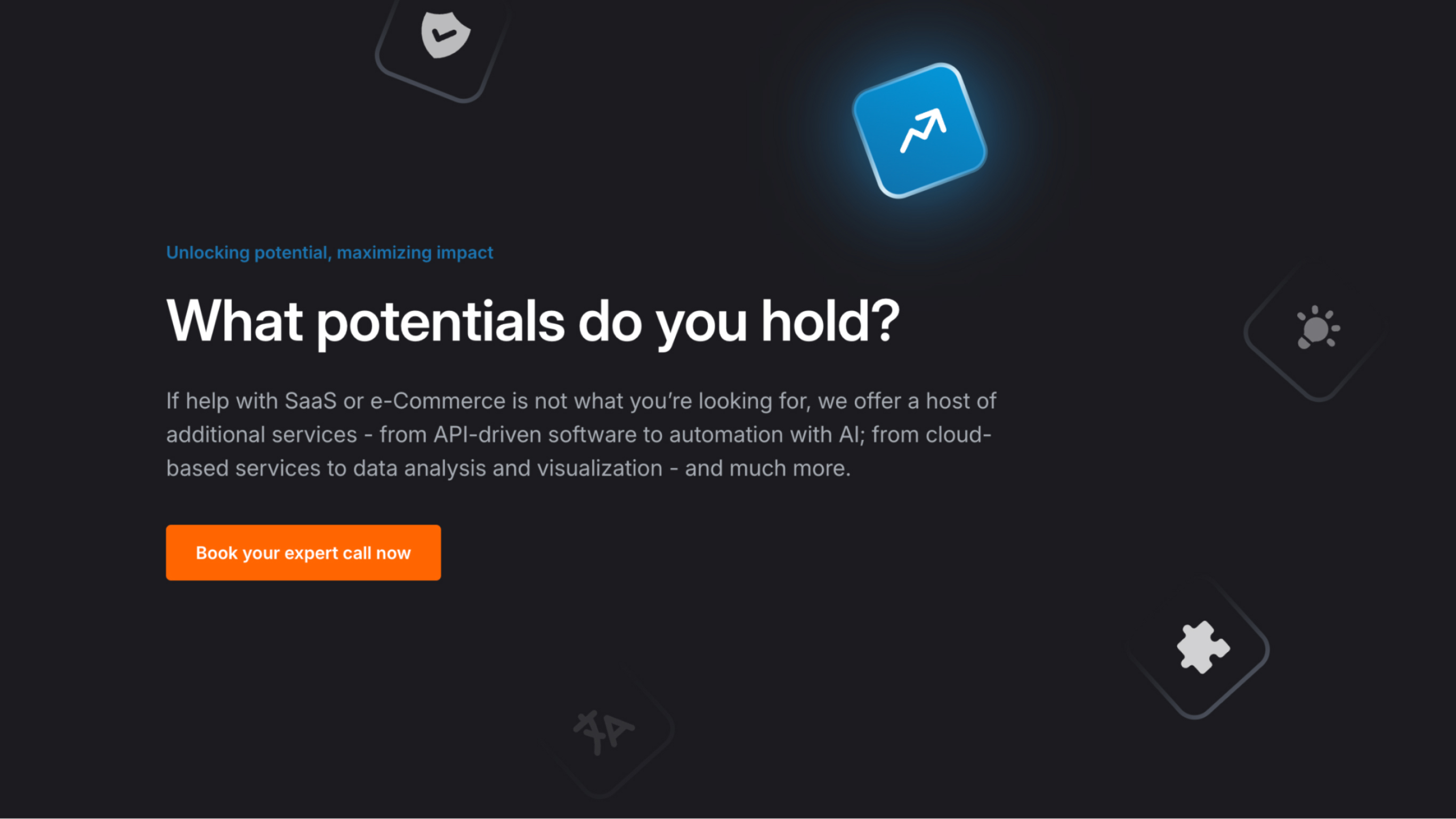 Easy.bi website design showcase 3