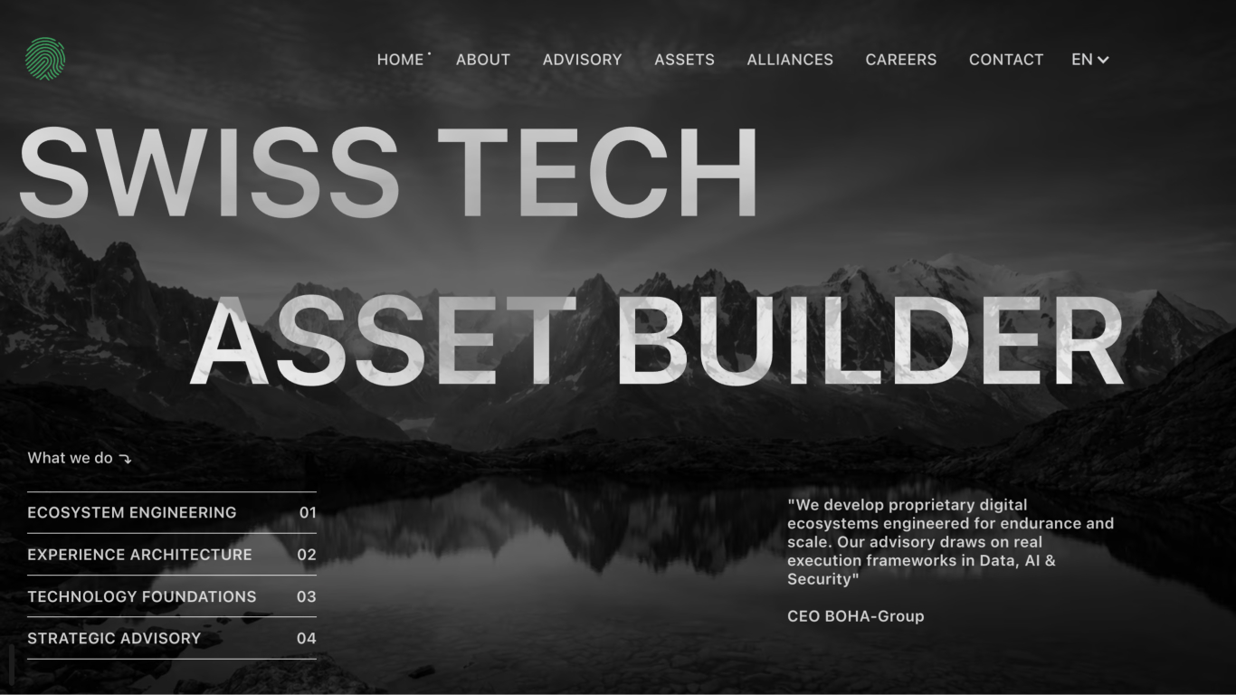Boha-Group website design showcase 1