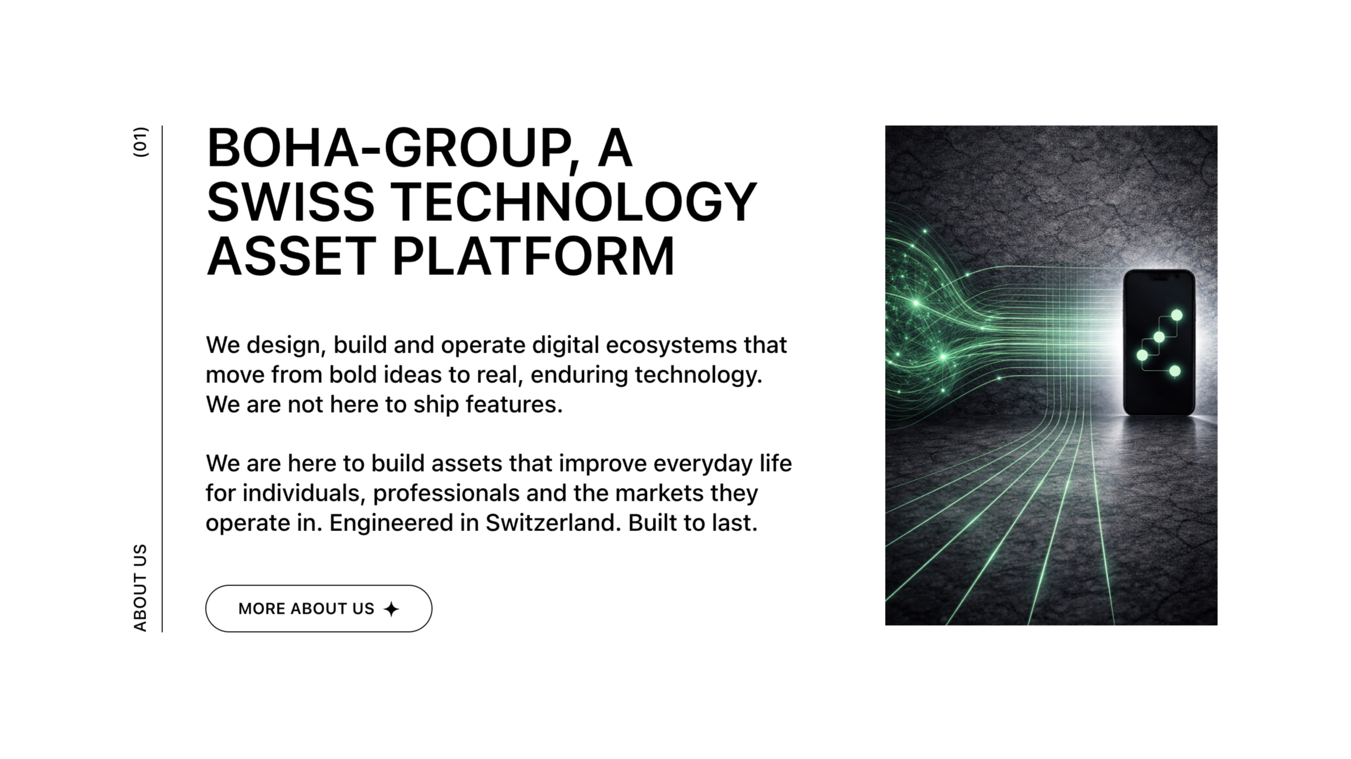 Boha-Group website design showcase 4