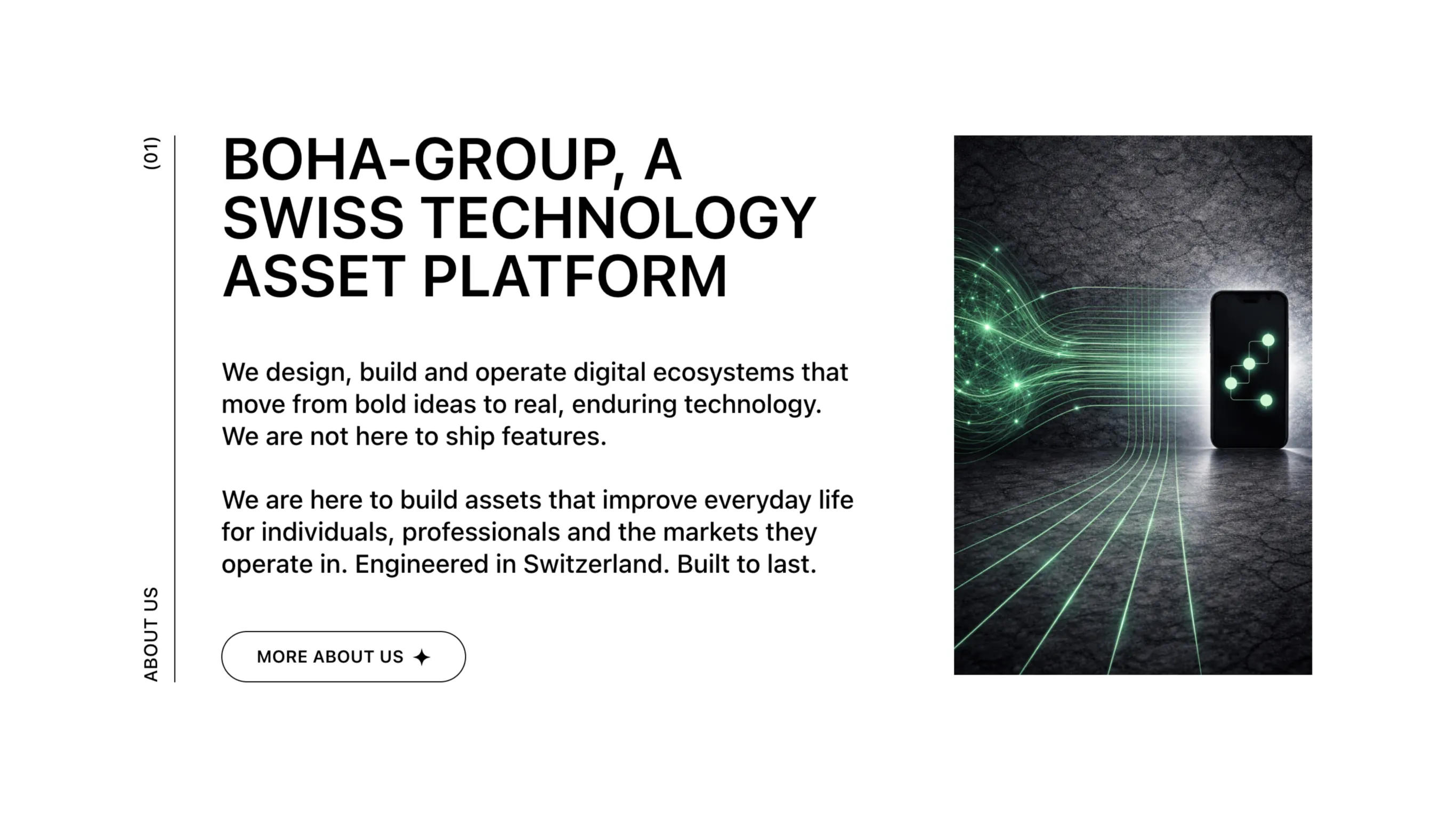 Boha-Group website design showcase 4