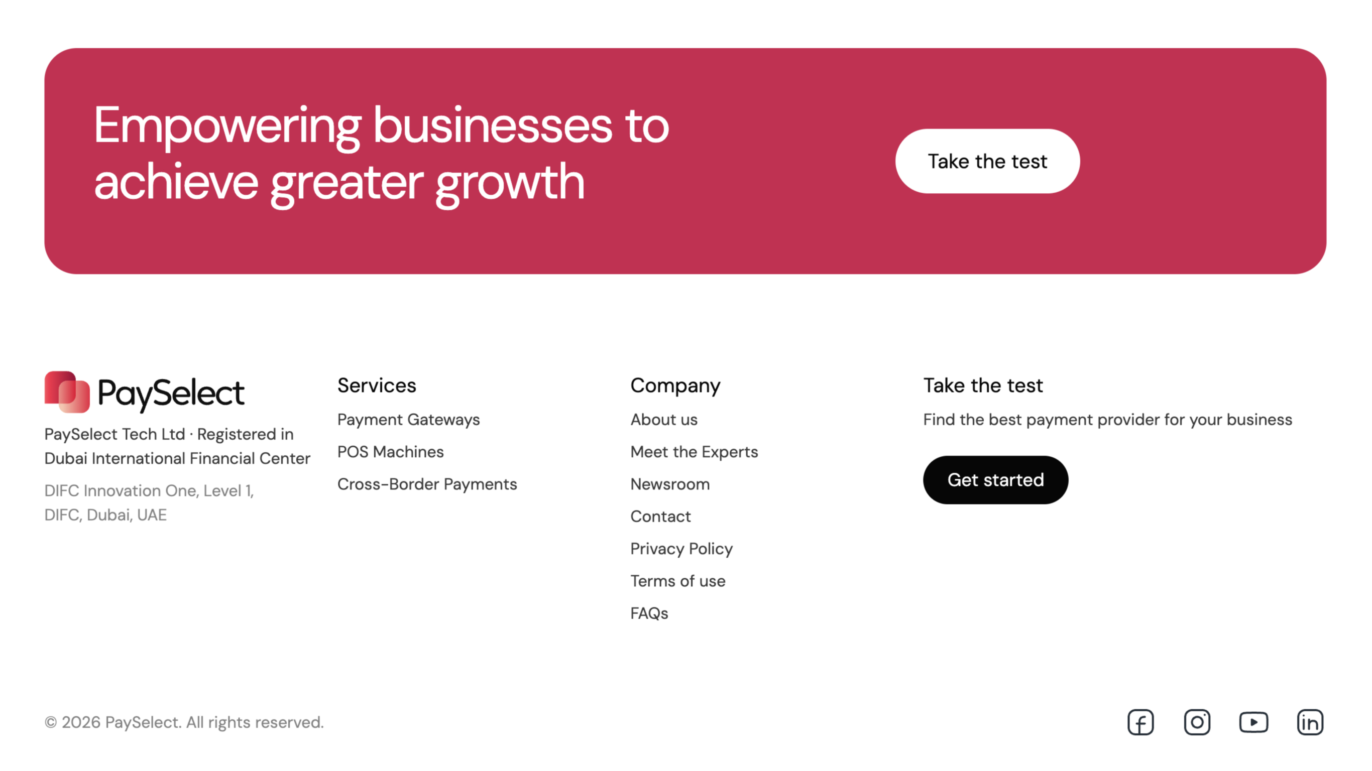 PaySelect website design showcase 3