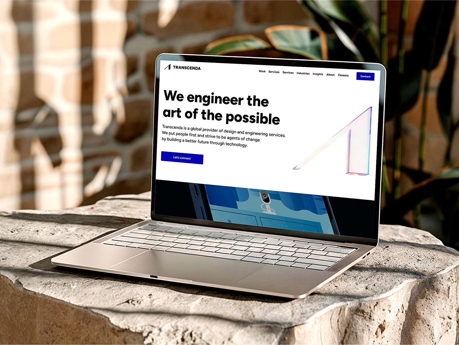 Transcenda website case study overview