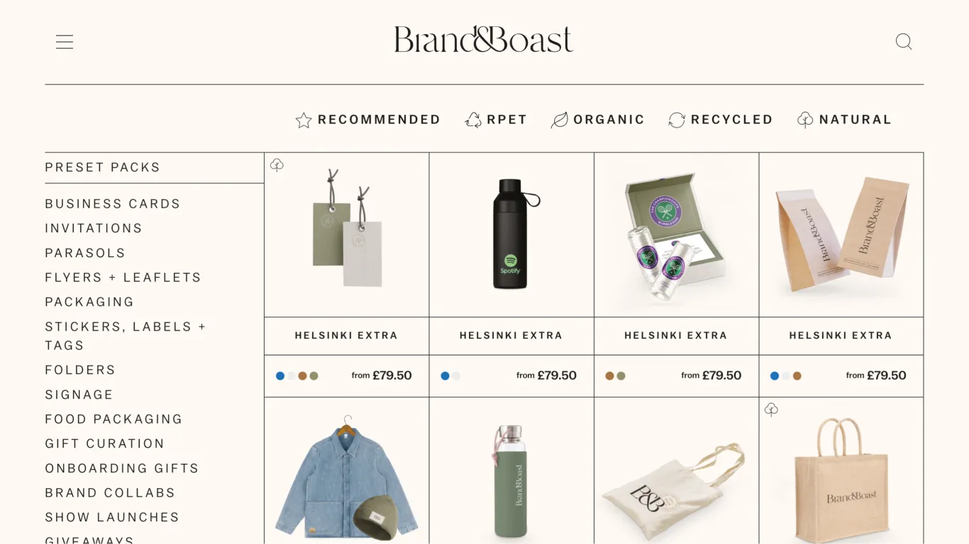 Brand & Boast website design showcase 3