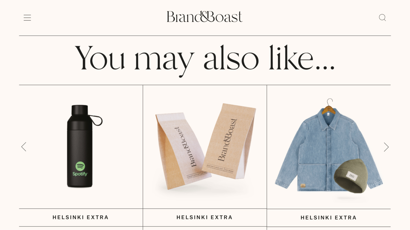 Brand & Boast website design showcase 6