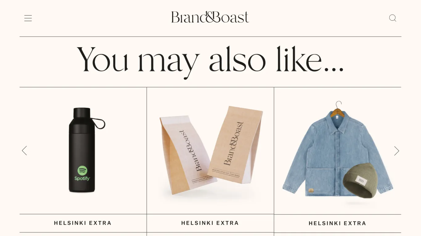 Brand & Boast website design showcase 6