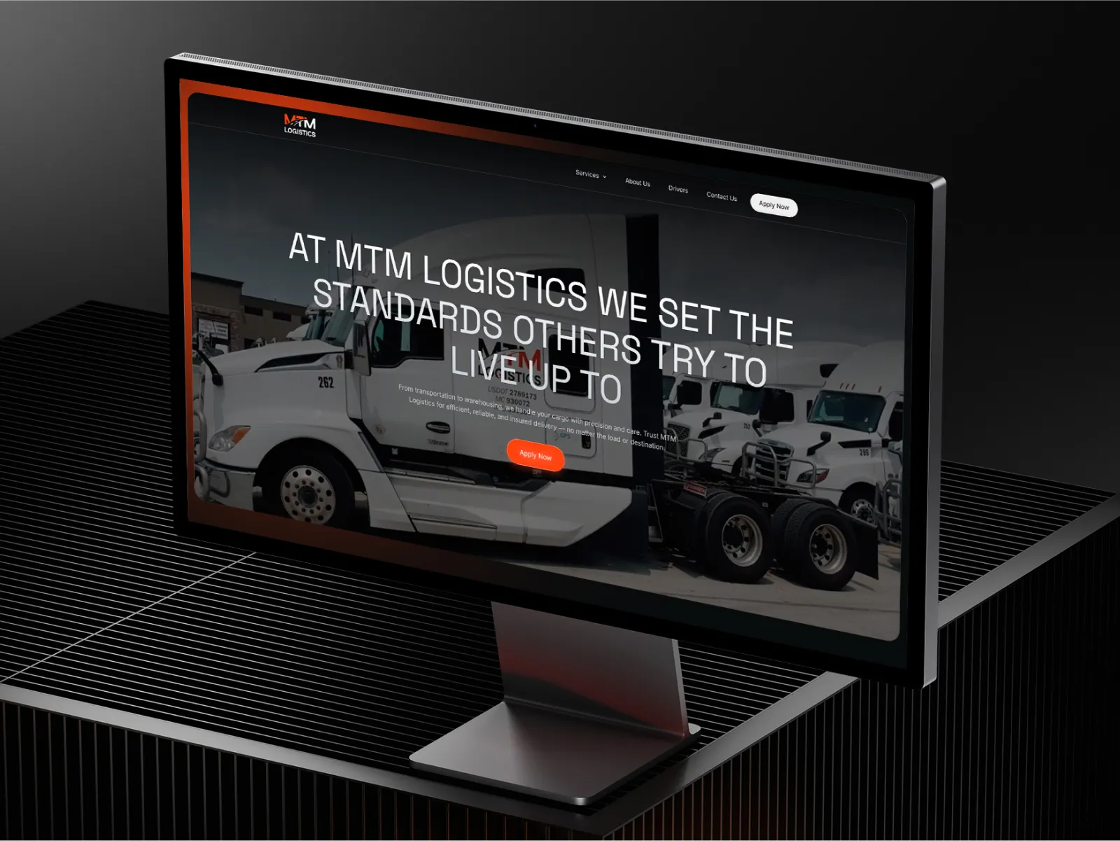 MTM Logistics website case study overview