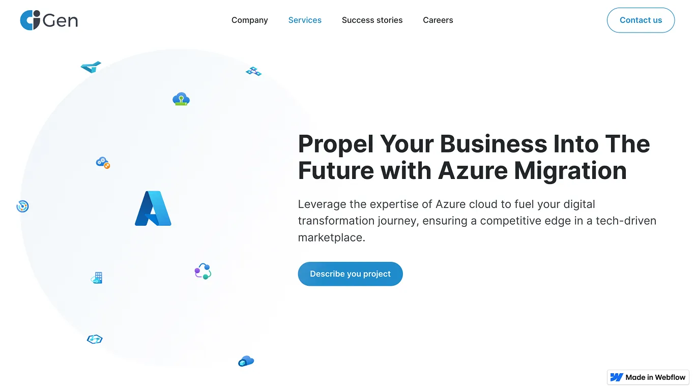 CiGen website design showcase 3