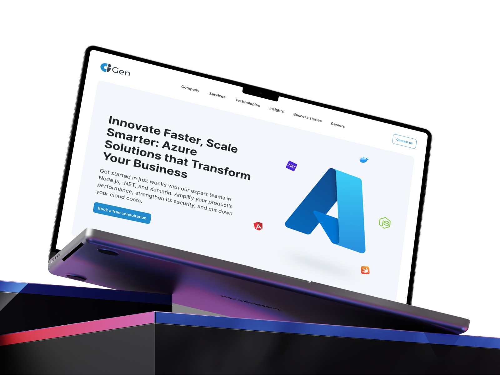 CiGen website case study overview