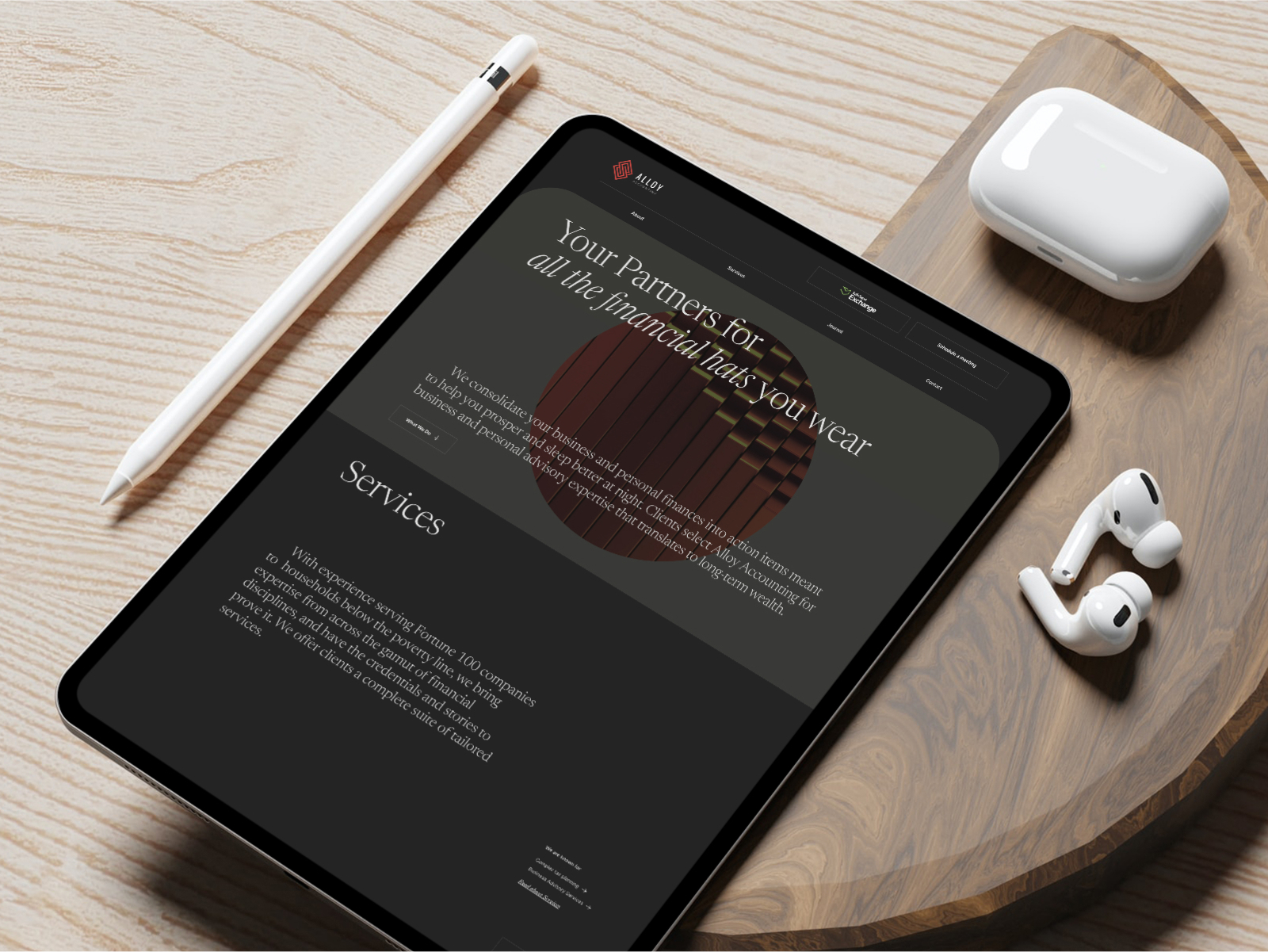 Alloy Accounting website case study overview