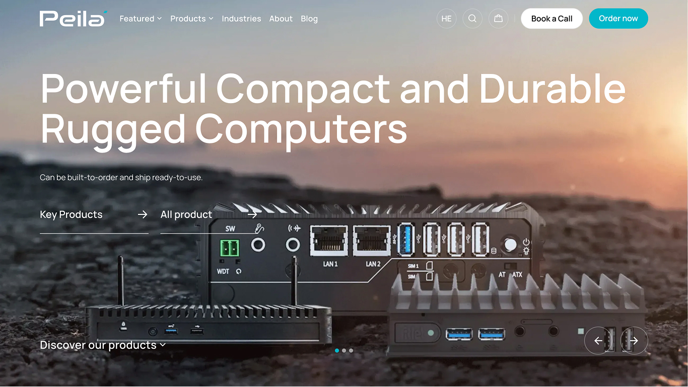 Peila website design showcase 1