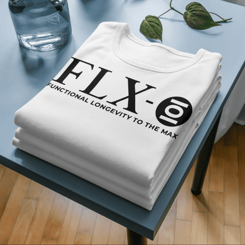 Stack of FLX Signature Design T-Shirts