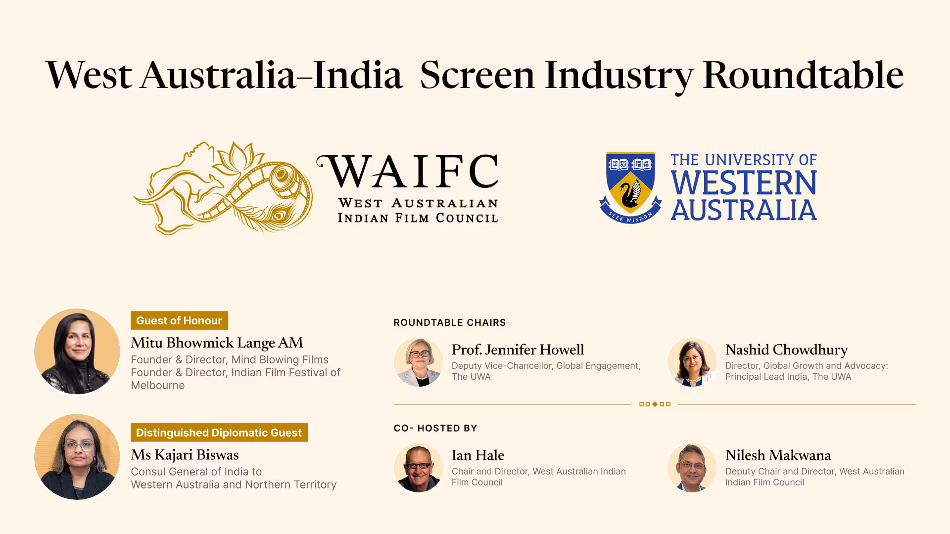 A Meeting of Creative Minds: Western Australia Hosts Its First India Screen Industry Roundtable