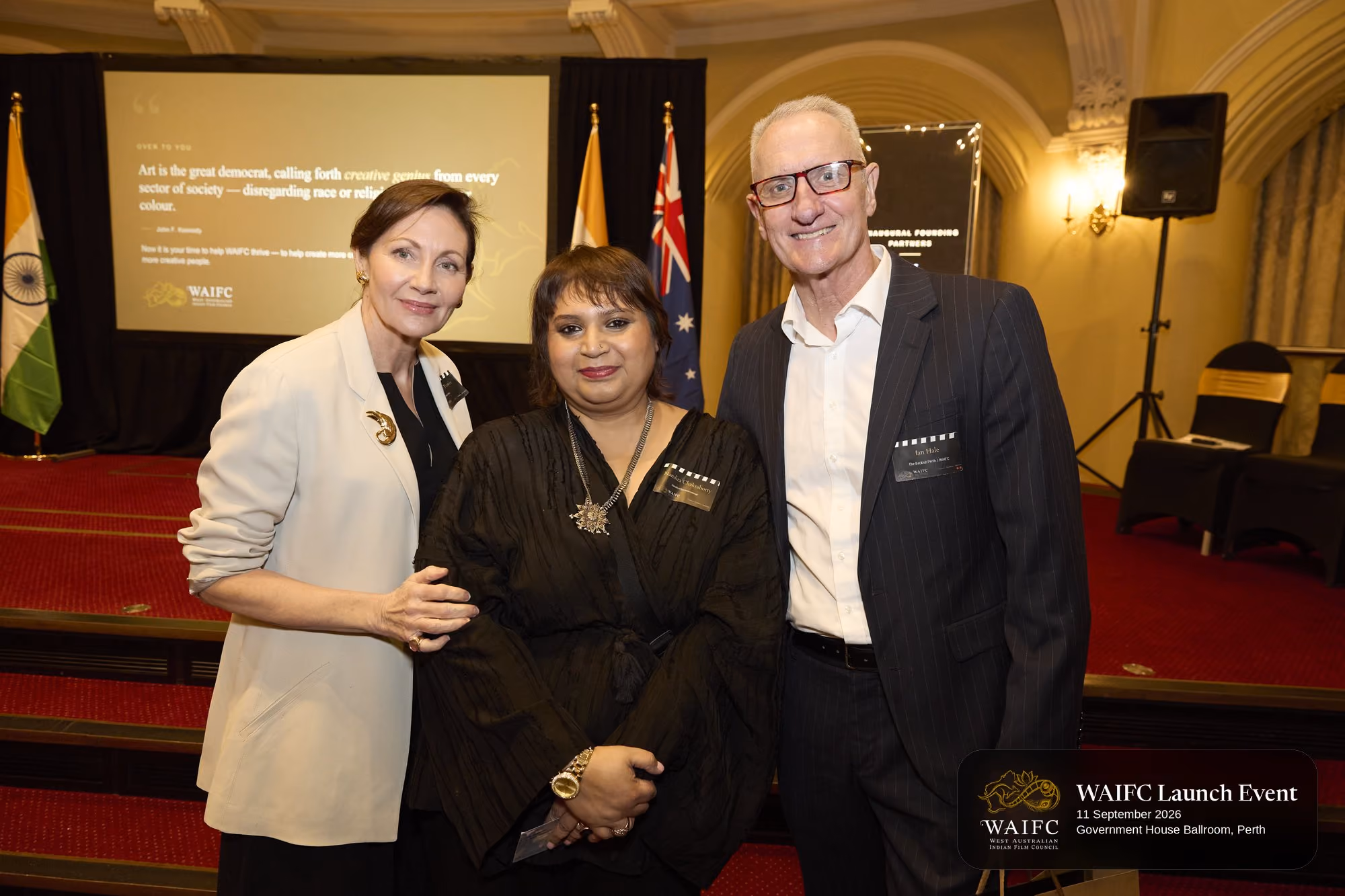 WAIFC Inaugural Launch Event — Government House Ballroom, Perth.