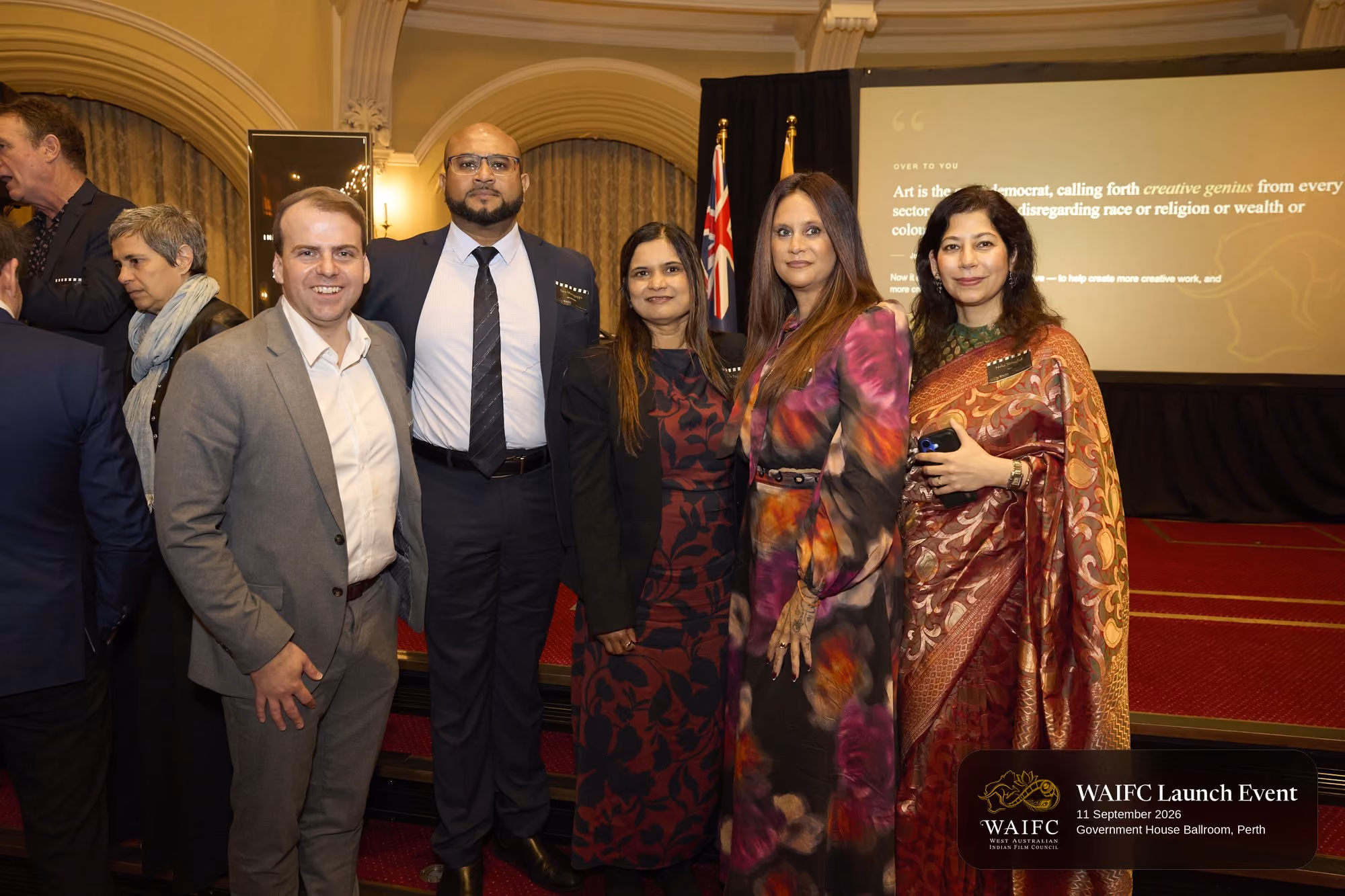 WAIFC Inaugural Launch Event — Government House Ballroom, Perth.