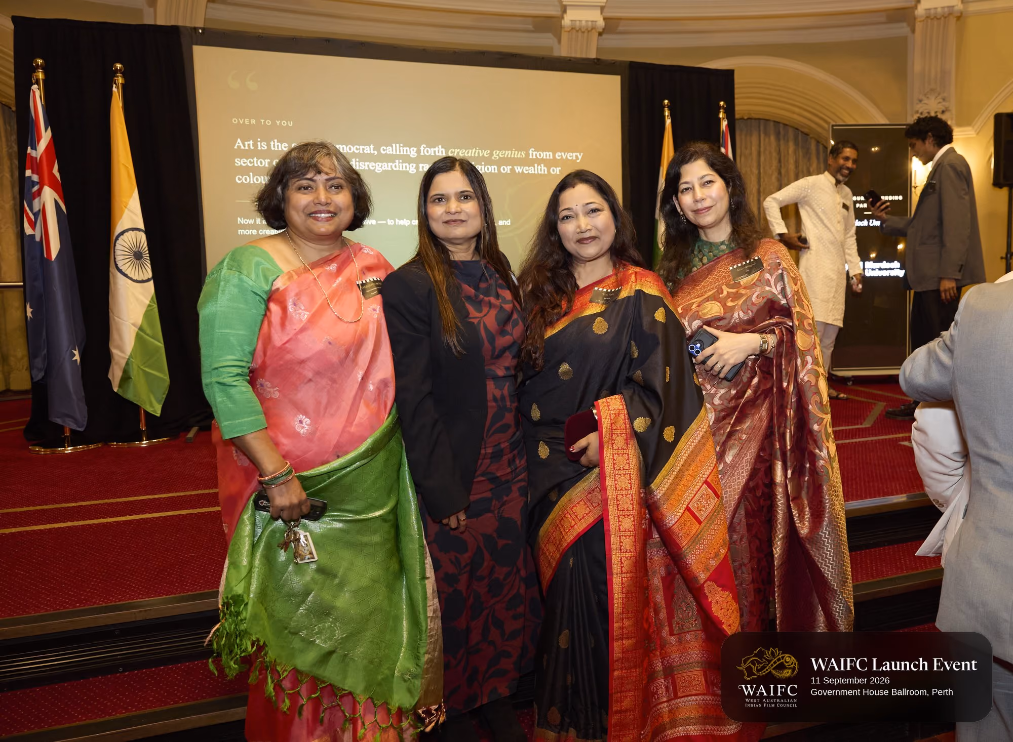WAIFC Inaugural Launch Event — Government House Ballroom, Perth.