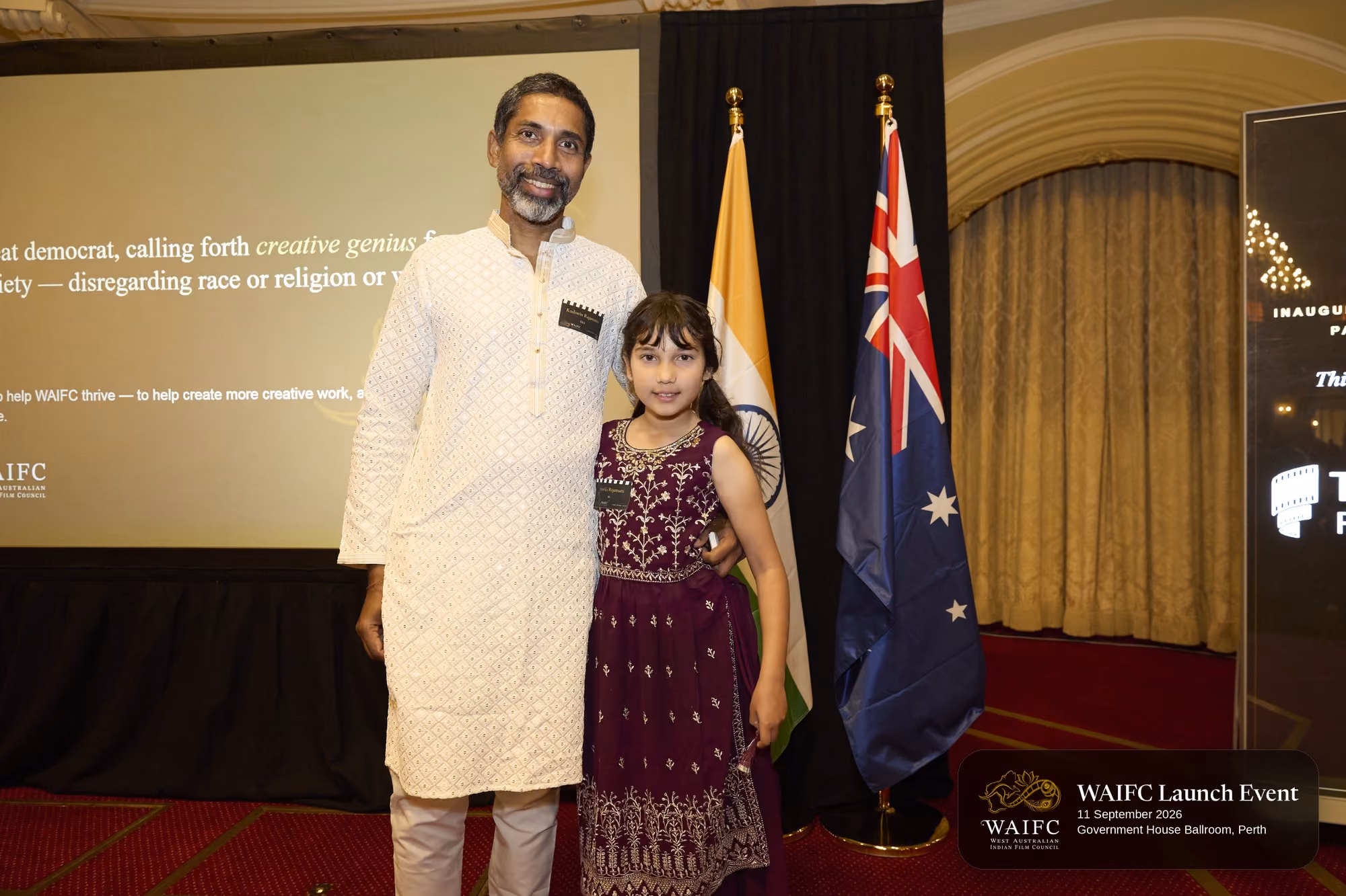 WAIFC Inaugural Launch Event — Government House Ballroom, Perth.