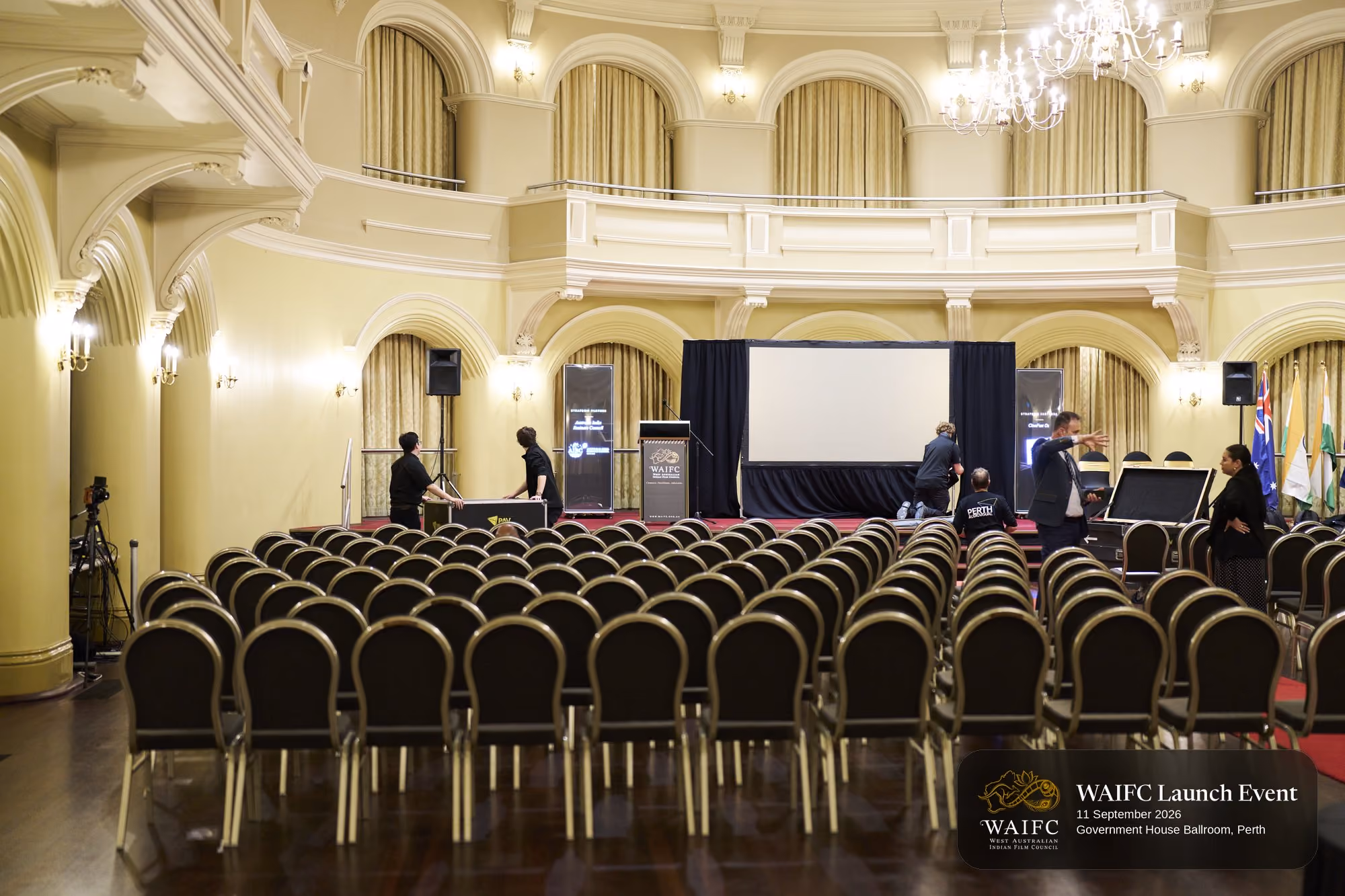 WAIFC Inaugural Launch Event — Government House Ballroom, Perth.