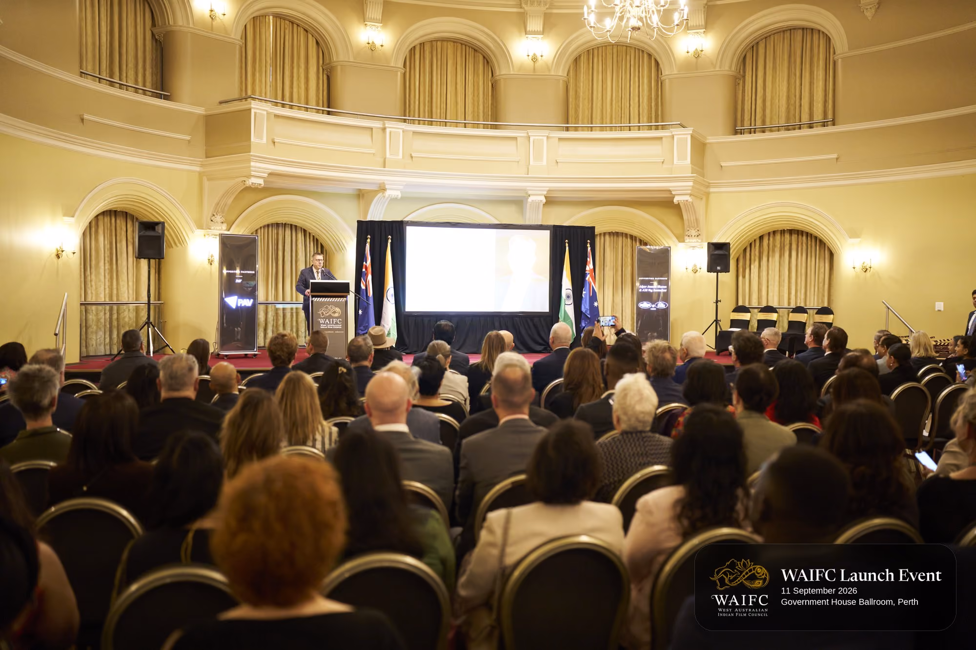 WAIFC Inaugural Launch Event — Government House Ballroom, Perth.